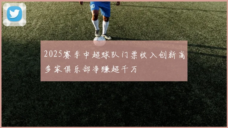 2025赛季中超球队门票收入创新高多家俱乐部净赚超千万